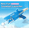 thumbnail image 5 of Shark Attack Snowball Blaster Complete Set - Includes Launcher, 4 Molds & Goggles for Winter Fun, 5 of 10