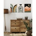 thumbnail image 2 of Drsoum Boho Wall Art Decor Mid Century Modern Botanical Bohemain Framed Canvas Prints 12"x16" 3Pcs, 2 of 7