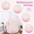 thumbnail image 6 of Bible Cover Case for Women Large Bible Bag with 292Pcs Journaling Kit, Cute Pink Butterfly Floral Book Carrying Case, Christian Gift for Daughter Granddaughter, 6 of 11