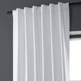 thumbnail image 2 of Exclusive Fabrics  Performance Linen Hotel Blackout Curtain (1 Panel) 50 X 96 - White, 2 of 5