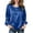 01# Blue, variant on Women's Cotton Oversized Tops Ihhxva Silky Long Sleeve Top Loose Fit Blouson Sleeves Satin Blouse Casual Flowy Tunic for Work Date Night S-3XL