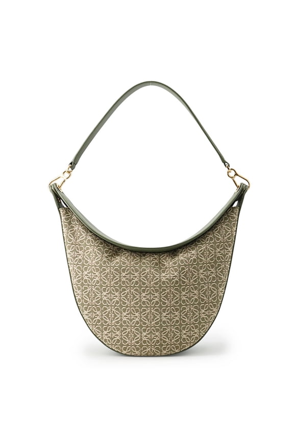 Pre-Owned Loewe shoulder bag, Luna jacquard leather, A923PL9X01, LOEWE handbag,