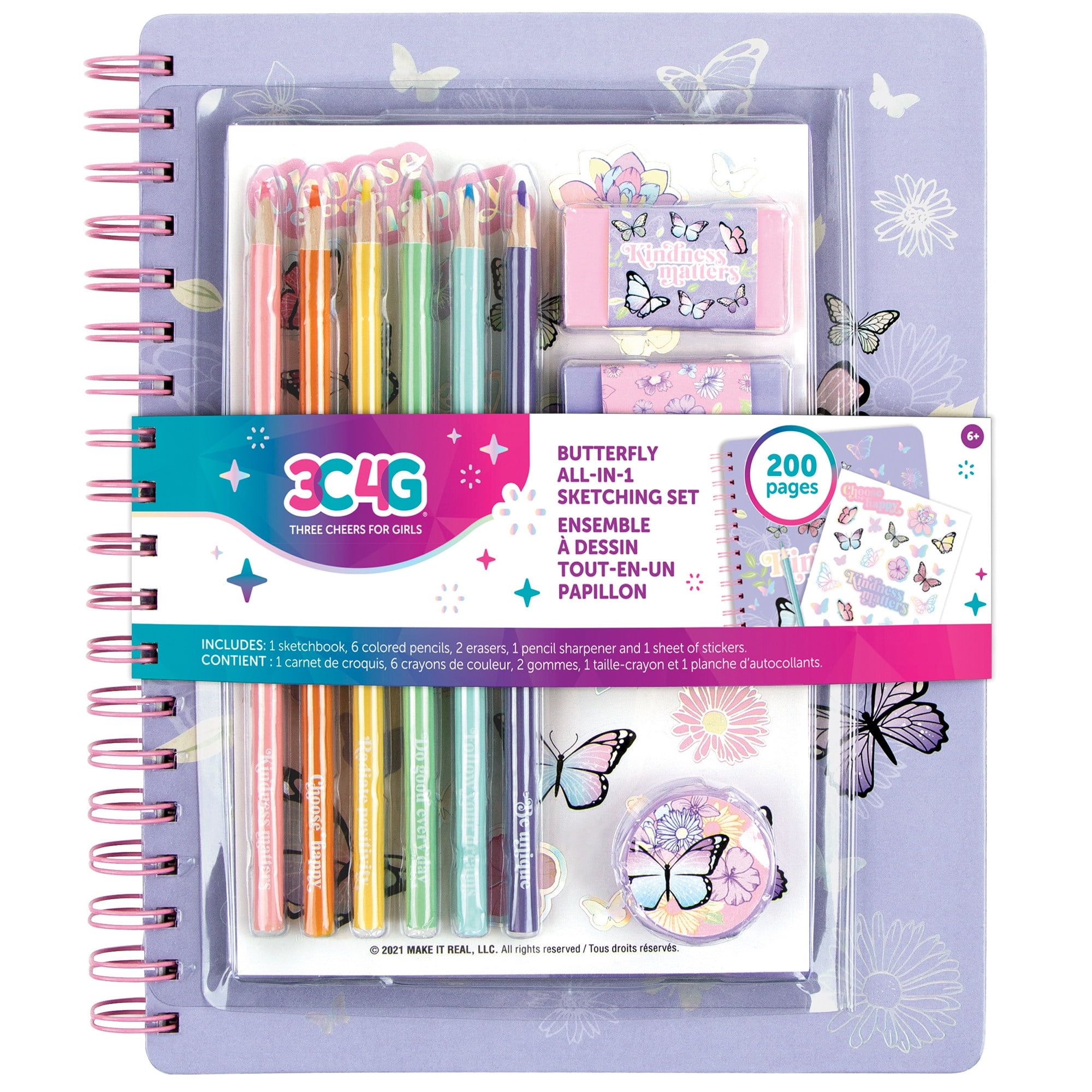 Justice Journal Art Set, 1000+ Pieces for Girls Ages 6+