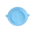 thumbnail image 1 of Sywqhk Revestimiento de silicona para freidora de aire, cesta antiadherente para freidora, alfombrilla de aceite (azul) Sywqhk Para estrenar, 1 of 9