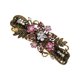 thumbnail image 1 of Ofertas Únicas 1 Pc Clip para el Cabello Vintage Rhinestone Flor de Cuatro Pétalos Rosa, 1 of 5