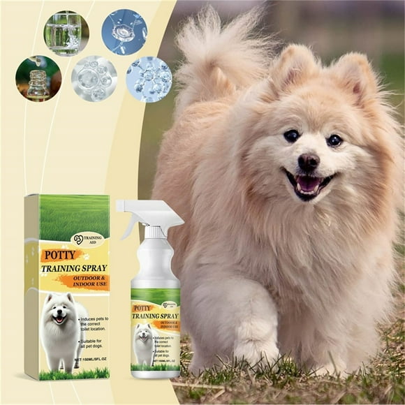 Iumwxz Potty Training Spray For Dogs Puppy Potty Training Spray Correct The Dog's Bad Defecation Behavior And Help You Train Your Dog To The Toilet In Right Place150ml home tool green Plastic
