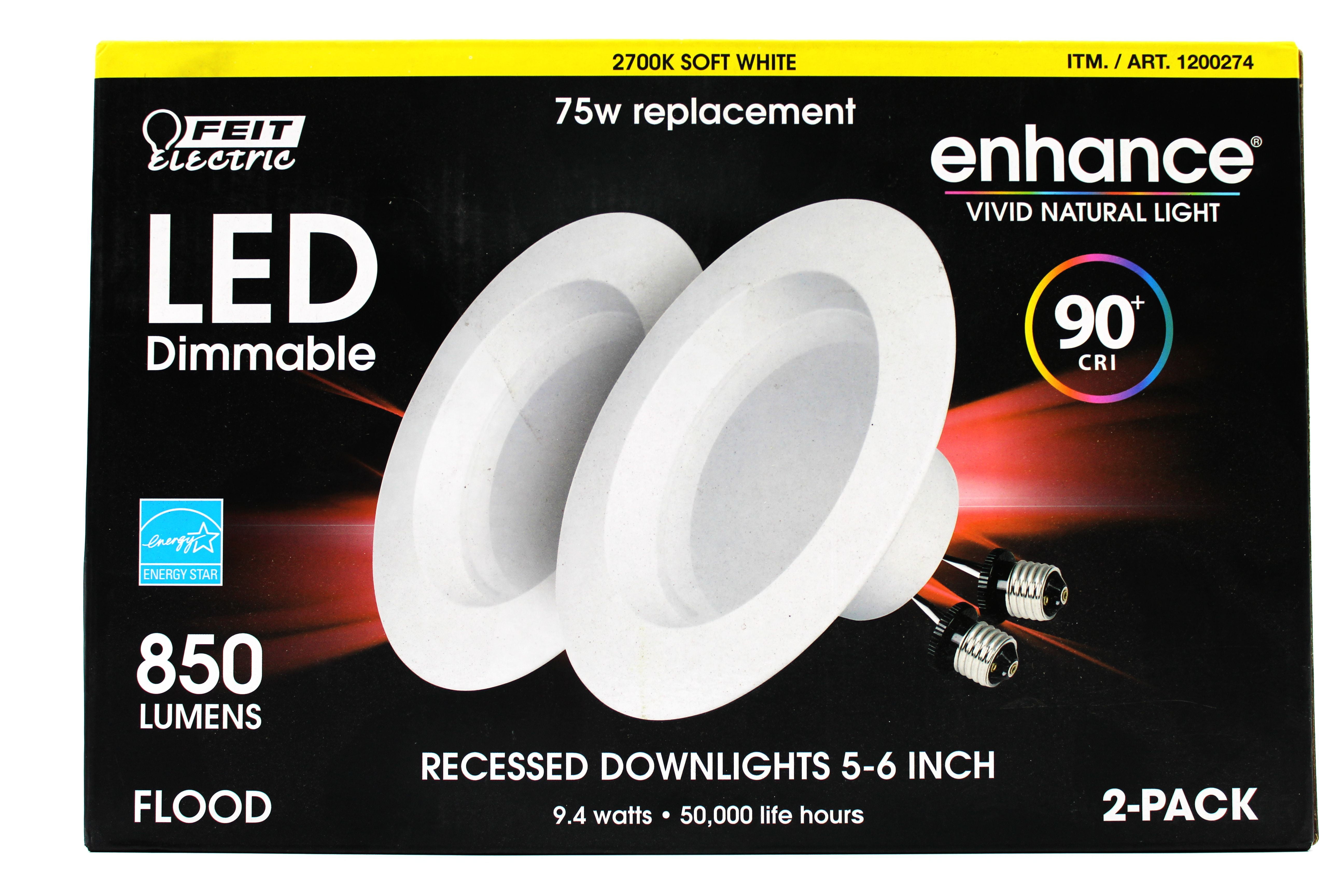 Feit CELEDR6/927/2 90+ CRI 75W Bulb, Soft White Walmart Canada