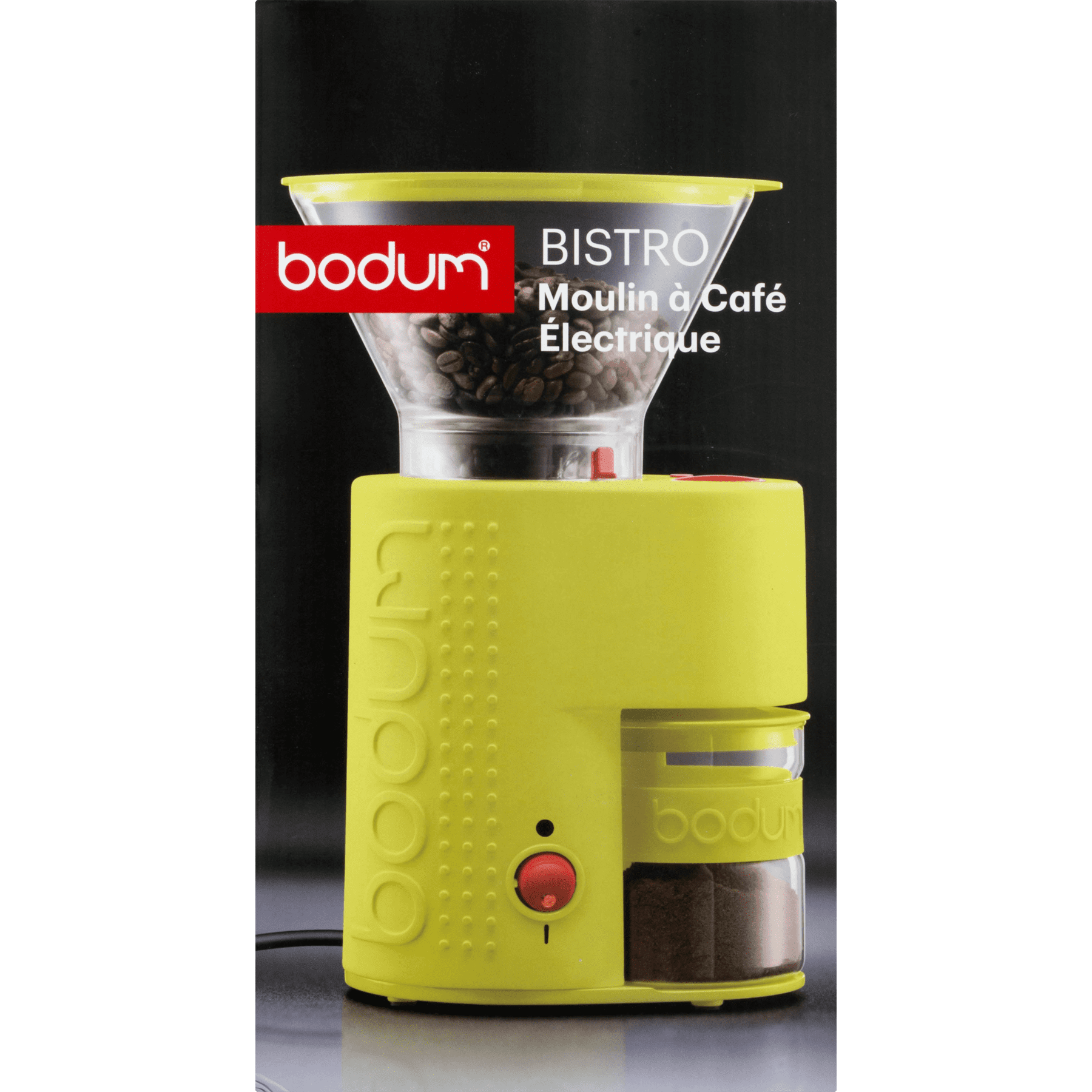 Bodum 11750-01US Bistro Burr Coffee Grinder, One Size, Black 699965351687
