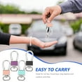 thumbnail image 2 of 4Pcs Metal Carabiner Keychain Key Chain Clip Hook Key Rings Key Chain Holder for Car Key, 2 of 6
