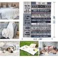 thumbnail image 3 of Son Gifts Blanket - Gifts for Son - Birthday Gifts for Son Throw Blankets 80"x 60" - Son Gifts from Mom Dad - Wedding Gifts for Grown Son - Son Birthday Gift Ideas - Son Graduation Gifts for Him, 3 of 6