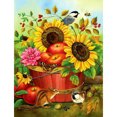 thumbnail image 1 of Pintura de diamante (DB5345) 5D DIY Cuadrado Girasol Manzana Rhinestone Mosaico 20X30cm FLhrweasw Nuevo, 1 of 1
