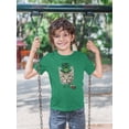 thumbnail image 3 of Old Glory Youth St. Patrick's Funny Cat Short Sleeve Graphic T Shirt, 3 of 6