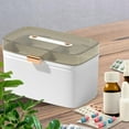 thumbnail image 1 of Caja de almacenamiento para organizadores artesanales, caja de manualidades artísticas para niños, estuche de almacenamiento de maquillaje transparent L Soledad Estuche de almacenamiento multiusos, 1 of 10