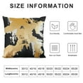 thumbnail image 5 of COMIO  Luxury Gold Foil Printing Pillow Cover Lagre Abstract Black Square Decoration Pillow Covers for Home Decoration, 5 of 5