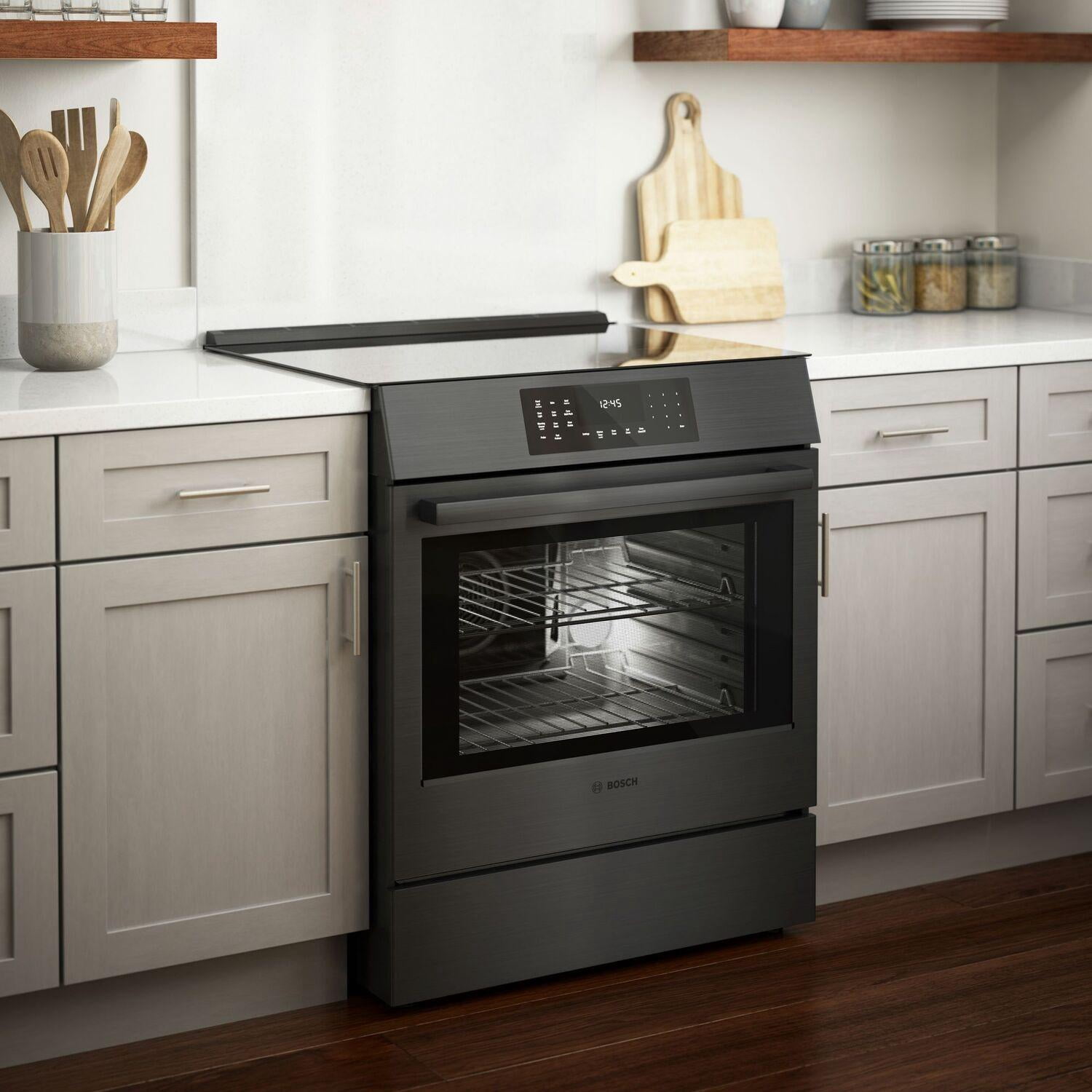 Bosch Hii8047u 800 Series 32" Wide 4.6 Cu. Ft. Slide In Induction Range - Stainless Steel