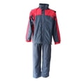 thumbnail image 2 of Traje de lluvia con capucha transpirable resistente al agua Estilos juveniles TODO tipo de clima L Cola Traje impermeable impermeable, 2 of 8