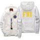 thumbnail image 3 of Nueva moda cremallera hombres mujeres sudaderas con capucha chaqueta estampado del FBI deporte Hip Hop Casual con cremallera Unisex de manga larga chaqueta con capucha abrigo Top 7XL, 3 of 5