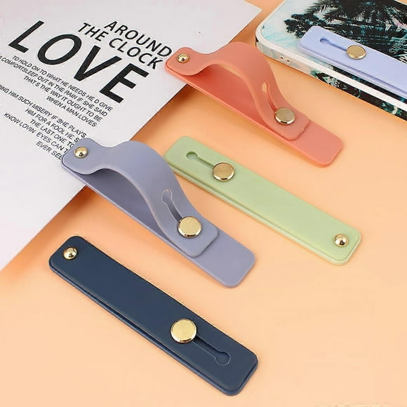 4-piece set of mobile phone with grip holder finger mobile phone grip telescopic mobile phone finger strap holder universal finger holder (matcha gre