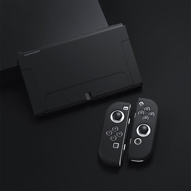 Carcasa De La Consola De Juegos Funda blanda para accesorios para juegos NS OLED TPU anticaída desmontable con todo incluido