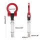 thumbnail image 3 of Rojo Delantero Parachoques Remolque Anillo Ojo Remolque Remolque Gancho Tornillo para Coche, 3 of 6