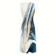 thumbnail image 2 of ZEHJUHAN Women's Sleeveless A-Line Sundress with Print Flowy Summer Maxi Beach Wide Strap Vacation Dress Pattern 2，M, 2 of 3