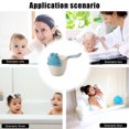 thumbnail image 5 of Shampoo Washing Pail Tub Rinse Water for Hair Design Bath White Dipper Rinser Waterfall Sprinkler， Baby Bath Rinse Cup - Shampoo Rinser Cup | Shower Cup | Kid Wash Hair Bathing Flusher, 5 of 5