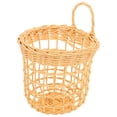 thumbnail image 4 of WHAMVOX  Wicker Basket with Lid Decorative Storage Woven Hanging Baby, 4 of 7