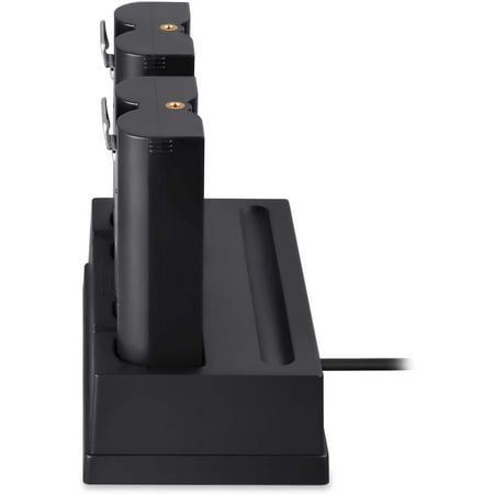 Wasserstein - Battery Charger for Ring Stick Up Cam Battery, Ring Spotlight Cam Battery, and Ring Video Doorbell 2 - Black