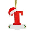 Christmas Alphabet Ornaments 26 Alphabet Personalized Ornaments
