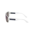 thumbnail image 2 of Harley-Davidson Men's Fashion Shield Sunglasses, Clear Frame/Blue Mirror Lens, Harley Davidson, 2 of 3