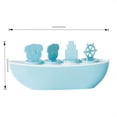 thumbnail image 2 of Juego de moldes for paletas de plástico de barco pirata, máquina for hacer paletas de hielo DIY de 4 cavidades con soportes for palos for delicias congeladas divertidas, 2 of 4
