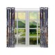 thumbnail image 3 of ABPHQTO Times Square en Nueva York Cortina Ventana Cortina Cocina 65x90 cm (Dos Piezas), 3 of 3