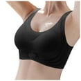 thumbnail image 5 of Women's Large Size Seamless Sports Bra Wireless Lifting Fixed Cup Underwear, Plus Size Gathering Yoga Vest, High Impact Shockproof Bralette, Smooth Breathable Supportive Gym Top, Workout Lingerie, 5 of 9