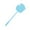 Blue, variant on EQWLJWE Fly Swatter, Palms-Shaped Fly Killer Colorful Plastic with 18.7 inch Durable Long Handle House Wife Helper