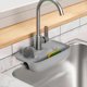 thumbnail image 5 of Uuiauoio Splash Guard for Kitchen Sink, Faucet Guard Mat Drain Drying Pad, Bathroom Sink Faucet Mat, Sink Faucet Splash Catcher, Splash Guard Mat for Kitchen, Bathroom, Bar, Farmhouse, RV, 5 of 6