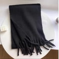 thumbnail image 1 of Nvzi Bufanda Pashmina Chales y Chales para Vestidos de Noche Viajes Oficina Bodas de Invierno Bufandas Grandes de Tacto de Cachemira, Azul C, 1 of 4
