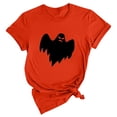 thumbnail image 4 of Camiseta estampada informal de Halloween para mujer, cuello redondo, manga corta, Tops Fridja  gope3756, 4 of 9