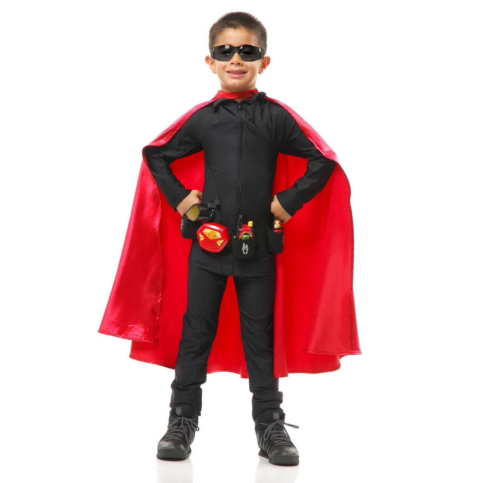Vampire diable King Kid Costume Cape 28" enfant cape rouge ~ Halloween Super-héros 