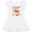 AA-White, variant on Inktastic My Cousins Love Me- Little Fox Girls Toddler Dress