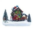 thumbnail image 1 of Mini Casa De Nieve De Navidad Led, Adorno De Resina De Escritorio Para Casa De Pueblo Brillante Para Decoración De Navidad Minnieouse HA037749-00, 1 of 6