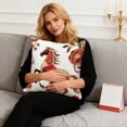 thumbnail image 4 of Yusimy 45 Inch Horse Year Red Festive Printed Pillowcase for Year Living Room Sofa Car Bed Interior Decor, 4 of 6