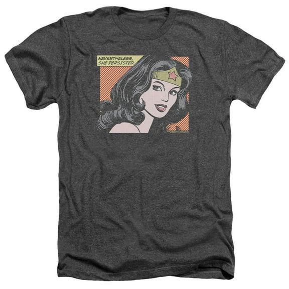 Wonder Woman - She Persisted - Heather Short Sleeve Shirt - XXX-Large