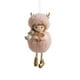 thumbnail image 2 of Adorno de peluche navideño | Decoración colgante con ángeles para árbol de Navidad, rosa blanco, 7x4x14cm, suave al tacto, tela plástica duradera, decoración festiva para el hogar, regalo para las, 2 of 6