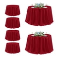 thumbnail image 1 of Mantel sancua, 6 unidades, redondo, poliéster, 335 cm, color rojo, 1 of 9