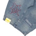 thumbnail image 3 of 2023 nuevos jeans holgados casuales de pierna ancha bordados para hombre, jeans estampados de hip-hop retro de calle, jeans negros de cintura alta Y2k, 3 of 4
