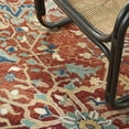 thumbnail image 6 of Nourison Parisa 93" x 117" Wool Indoor Rug in Red Brick French Country, 6 of 9