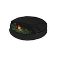 thumbnail image 4 of COVERS&ALL Christmas Wreath Storage Bag 12 Oz with Carrying Handle & Dual Zipper - 100% Water Resistant Durable Material Storage Bag - Holiday Xmas Tear Resistant Bag (30" Dia x 7" H, Black), 4 of 7