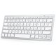 thumbnail image 1 of Teclado Bluetooth OMOTON para Mac, inalámbrico plateado, 1 of 8