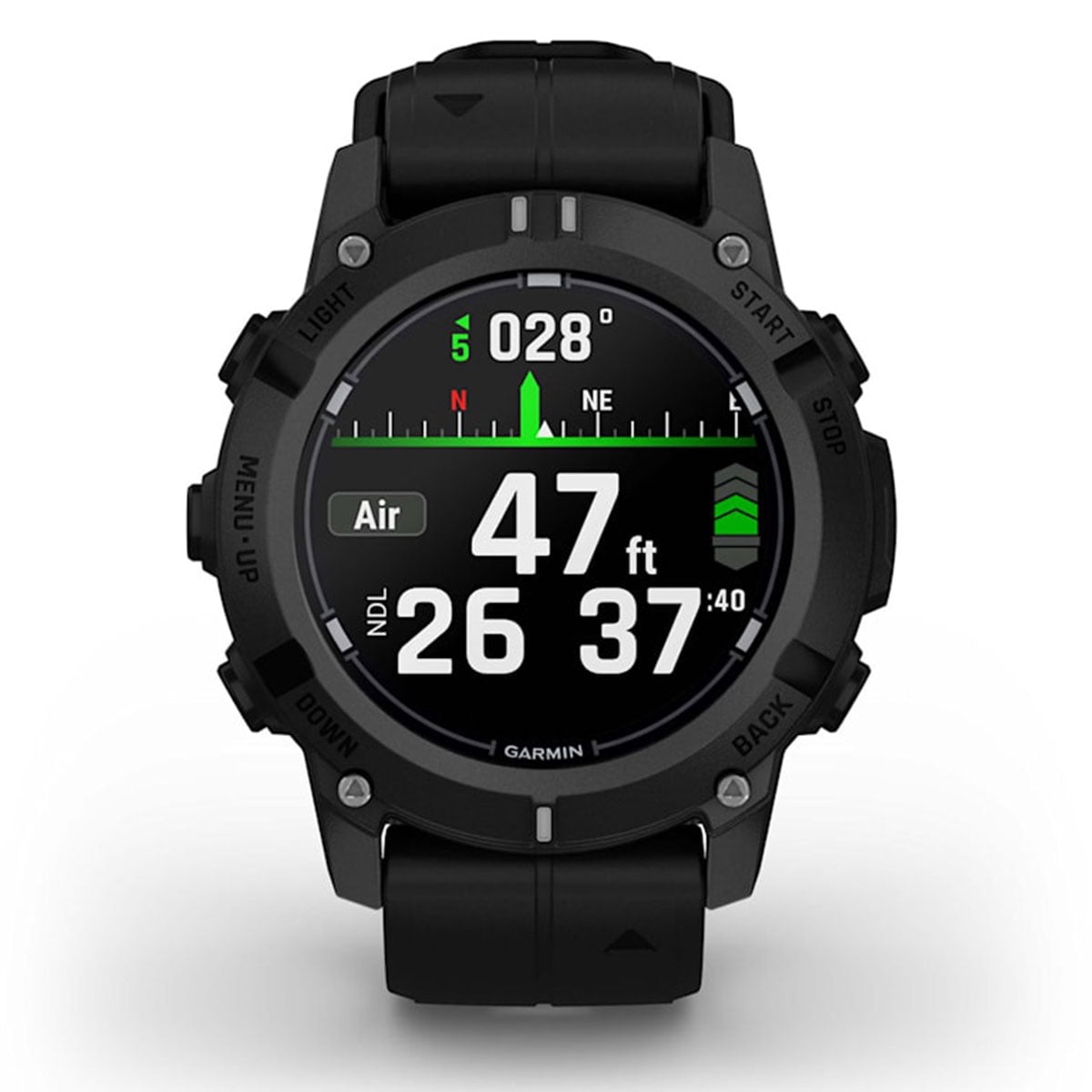 Garmin Descent G2 (Black with Black Band) AMOLED Dive Computer Watch Bundle with PlayBetter Dry Bag Pack