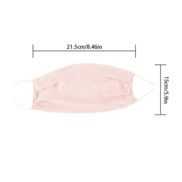 Silk Face Mask Breathable Soft Dual Layer Anti-dust Anti-mist Anti-Haze Air Filter Mouth Mask